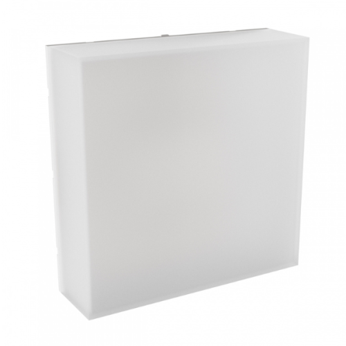 Oprawa sześcienna SCATOLLO 20W 230V IP54 250x250x75mm biała