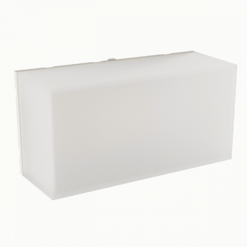 Oprawa sześcienna SCATOLLO 8W 230V IP54 200x100x75mm biała