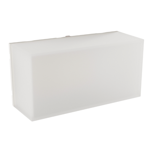 Oprawa sześcienna SCATOLLO 8W 230V IP54 200x100x75mm biała
