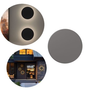 Oprawa PIATTA 9W 230V IP44 120x47mm szara okrągła