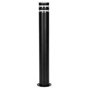 Lampa ogrodowa słupek RINO 74cm E27 okrągła czarna - 324016