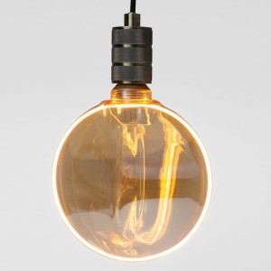 Żarówka LED bursztyn E27 4W fi 188 ciepła biała 1800K - SZ61043