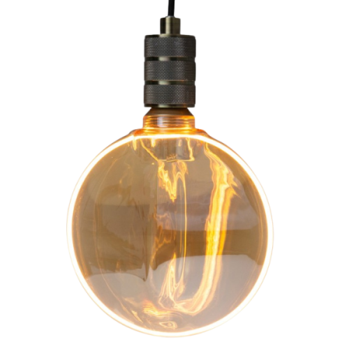 Żarówka LED bursztyn E27 4W fi 188 ciepła biała 1800K - SZ61043