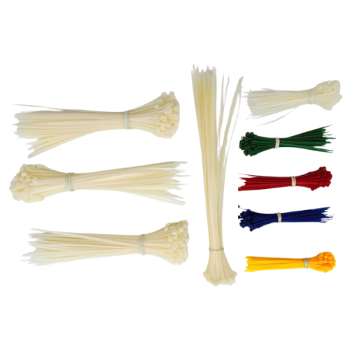 Zestaw opasek zaciskowych w tubie 100x2,5; 200x3,6; 280x3,6; 650 szt. - Nexans