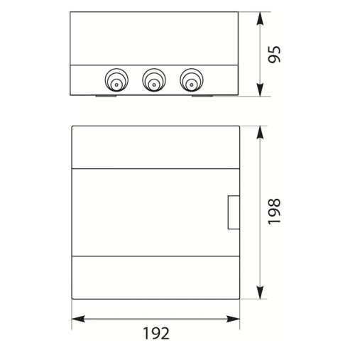 Rozdzielnica modułowa SR n-6 natynkowa N+PE – 1.1