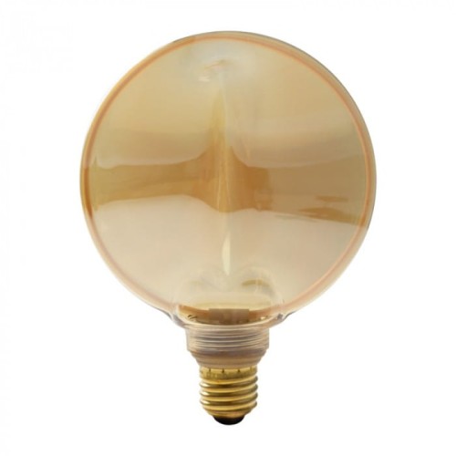 Żarówka LED bursztyn E27 4W fi 130 ciepła biała 1800K - SZ61041