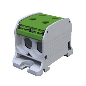 Złączka STB 50-2 zielony AL/CU 6-50mm2 TS35