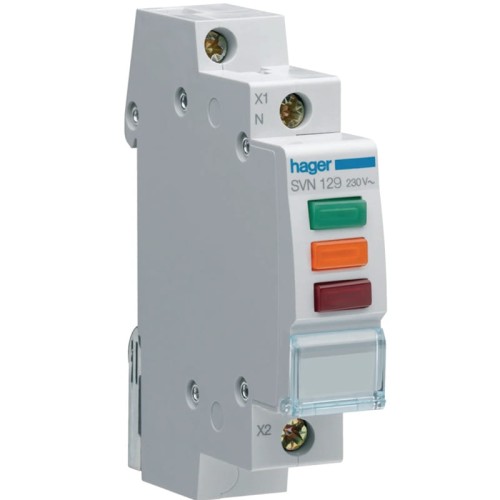 Lampka modułowa 3-fazowa 3-kolory 230-400V AC