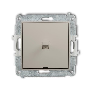 Karlik MINI Łącznik schodowy w stylu amerykańskim taupe beżowy bez piktogramu - 60MWPUS-3.1