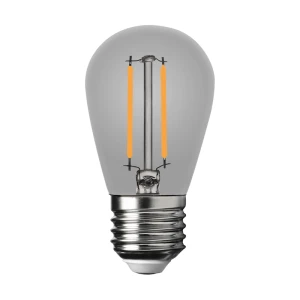 Żarówka LED filament E27 1W dymiona ciepła biała Szkło- EKZF8263