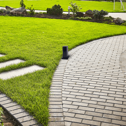 Słupek elektryczny zasilający ogrodowy IP44 2 x gniazda hermetyczne 20cm - EKO0431