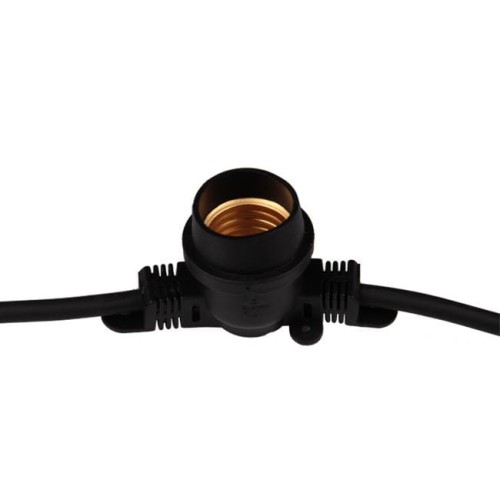 Girlanda sieciowa 5m oprawki bez żarówek - LVT 0018