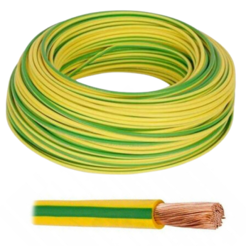 Przewód LGY 1,5 żółto-zielony (H07V-K) 450/750V