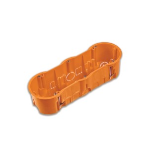 Puszka instalacyjna PK60 potrójna do pustych ścian głęboka - Pawbol A.0041PG