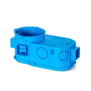 Puszka 2x60mm głęboka łączona do elektroniki niebieska SE2x60 - 34117203