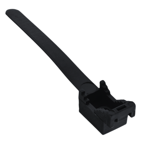 Uchwyt kablowy paskowy UP22 czarny 50szt. 