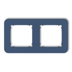 Karlik MINI Ramka podwójna zaokrąglona navy blue – 64MRTZ-2  