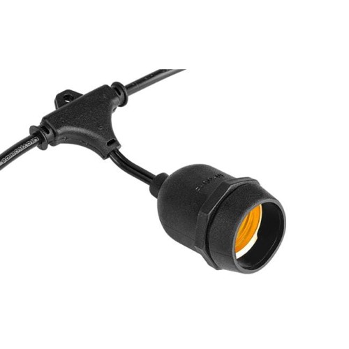 Girlanda sieciowa 24V 10m oprawki bez żarówek - LVT0016