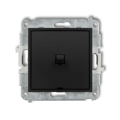 Karlik MINI Łącznik pojedynczy w stylu amerykańskim czarny mat - 12MWPUS-1