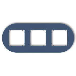 Karlik MINI Ramka potrójna okrągła navy blue – 64MRTO-3