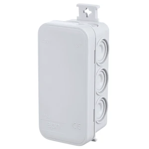 Puszka natynkowa 45x90x39 IP55 10 wlotowa szara - 0295-00L