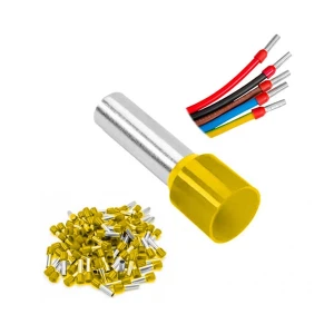 Końcówka tulejkowa izolowana 6/18 żółta 10szt.