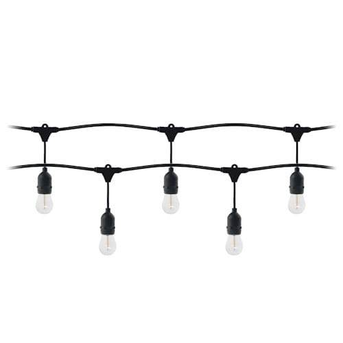 Girlanda sieciowa 15m z żarówkami 15 x E27 x1W 3000K - Orno