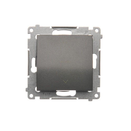 Simon 54 Łącznik żaluzjowy trójpozycyjny antracyt - DZW1K.01/48