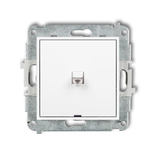 Karlik MINI Łącznik pojedynczy w stylu amerykańskim biały- MWPUS-1