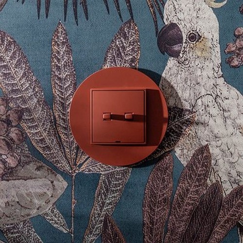 Karlik MINI Łącznik podwójny świecznikowy terakota - 63MWP-2