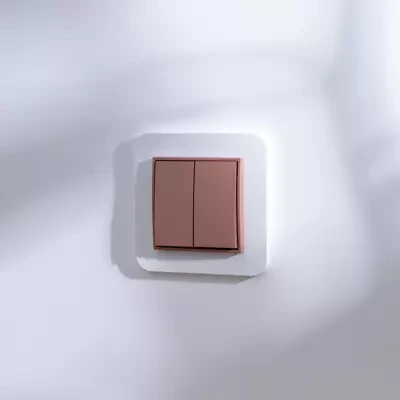 Karlik MINI Łącznik podwójny świecznikowy łososiowy - 62MWP-2