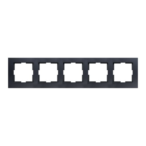 Panasonic Novella Ramka pięciokrotna czarna - 92180655M