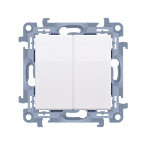 Simon 10 Łącznik świecznikowy biały samozaciski - CW5C.01/11