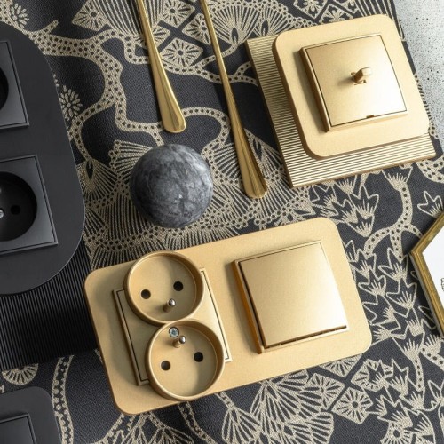 Karlik MINI Łącznik krzyżowy złoty - 29MWP-6