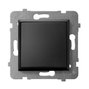 Ospel Aria czarny metalik łącznik pojedynczy - ŁP-1U/M/33