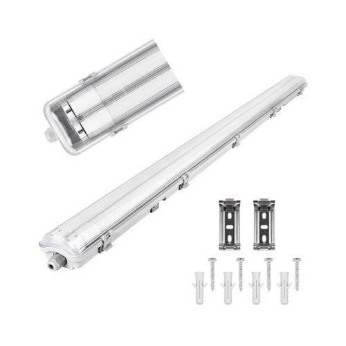 Oprawa hermetyczna lampa 120cm + świetlówki LED 4000K - 5662R-XQ