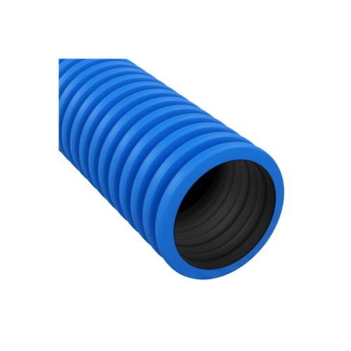 Rura karbowana peszel fi 32 450N QRK FLEX niebieski 15m