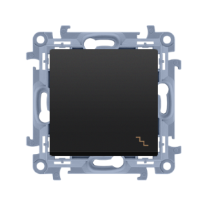 Simon 10 Łącznik schodowy czarny - CW6C.01/49