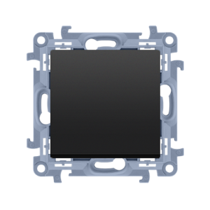 Simon 10 Łącznik pojedynczy czarny - CW1C.01/49