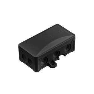 Puszka natynkowa 72x90X45 IP54 klik czarna - A.0063C