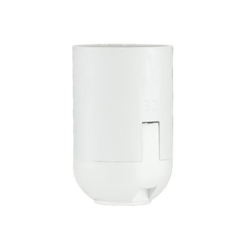 Oprawka E27 gładka termoplastyczna biała