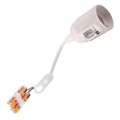 Oprawka remontowa E27 z WAGO przelotową 221-2411