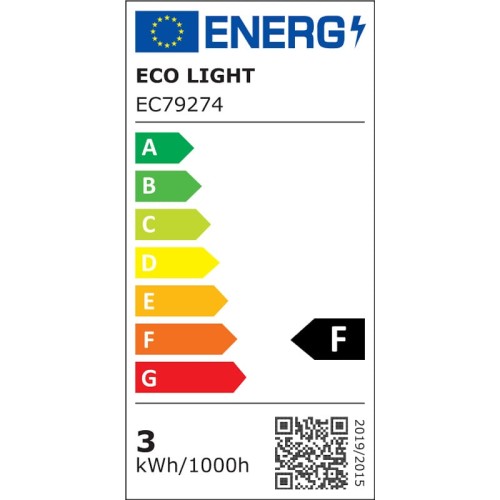 Żarówka LED KULKA E27 3W zimny biały (cw) - Ecolight EC79274