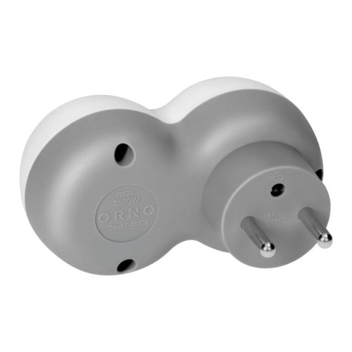 Rozgałęźnik pojedynczy + ładowarki USB- A, USB-C - OR-AE-13302