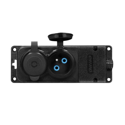 Listwa gniazdo przedłużacza podwójne hermetyczne Orno 16A, 2x2PZ - OR-AE-13165