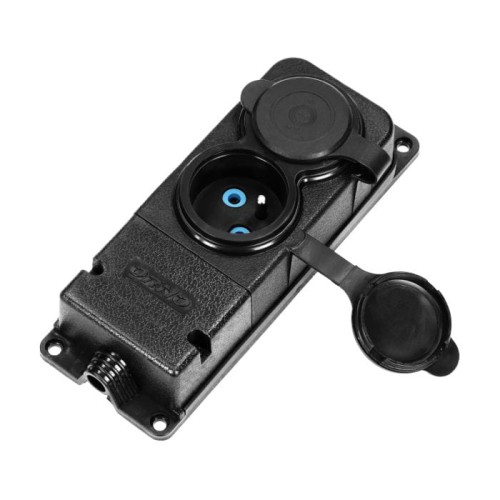 Listwa gniazdo przedłużacza podwójne hermetyczne Orno 16A, 2x2PZ - OR-AE-13165