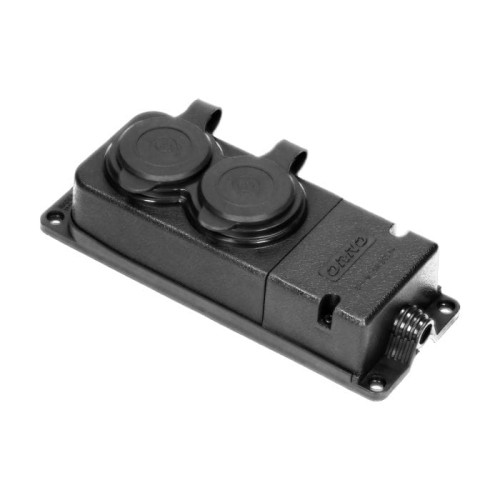 Listwa gniazdo przedłużacza podwójne hermetyczne Orno 16A, 2x2PZ - OR-AE-13165