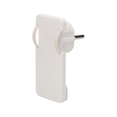 Wtyczka kątowa płaska rozbieralna do przewodów biała - OR-AE-1311/W