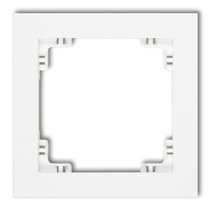 Karlik Deco Ramka pojedyncza biały - DR-1