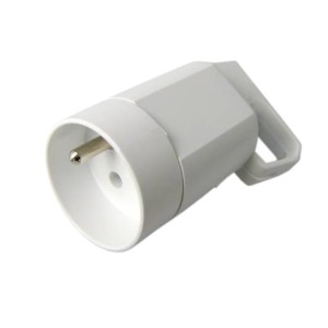 Gniazdo przenośne podłogowe z uziemieniem Viplast  2PZ 16A białe - 315-01